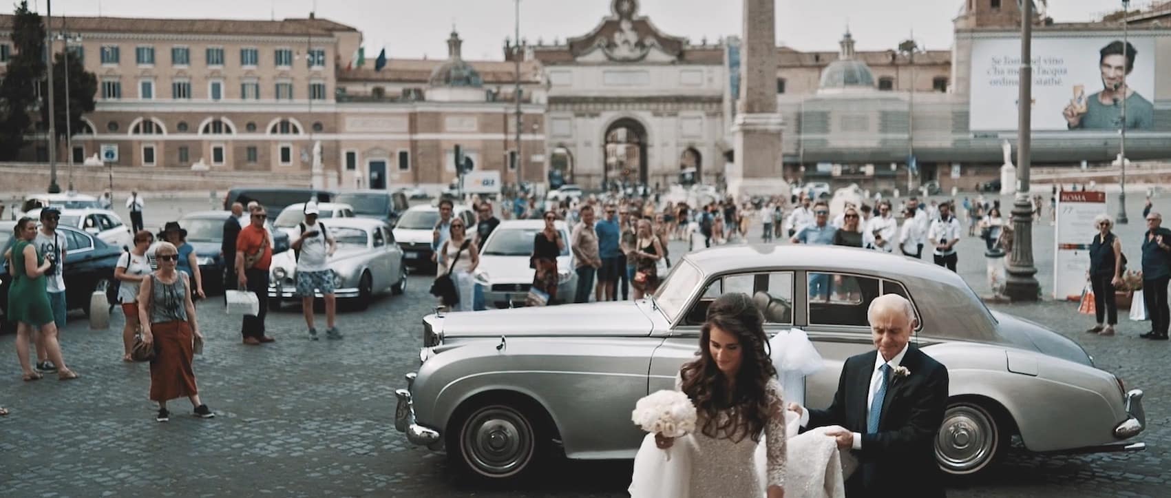 Destination Wedding videographer in Rome