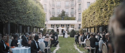 I'm a wedding videographer at the ritz Paris