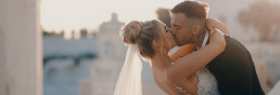 wedding videographer in santorini, greek island