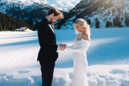 mariage à courchevel te meribel, photographe et vidéaste de mariage